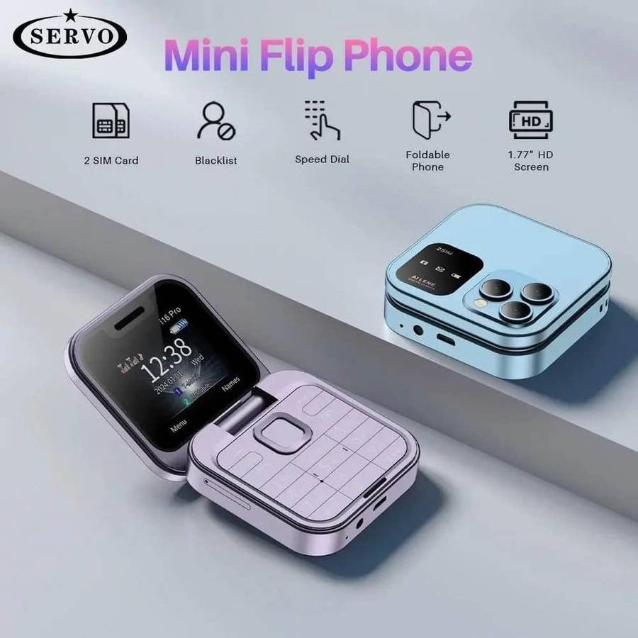 SERVO i16 PRO MINI FOLDABLE CELLPHONE
