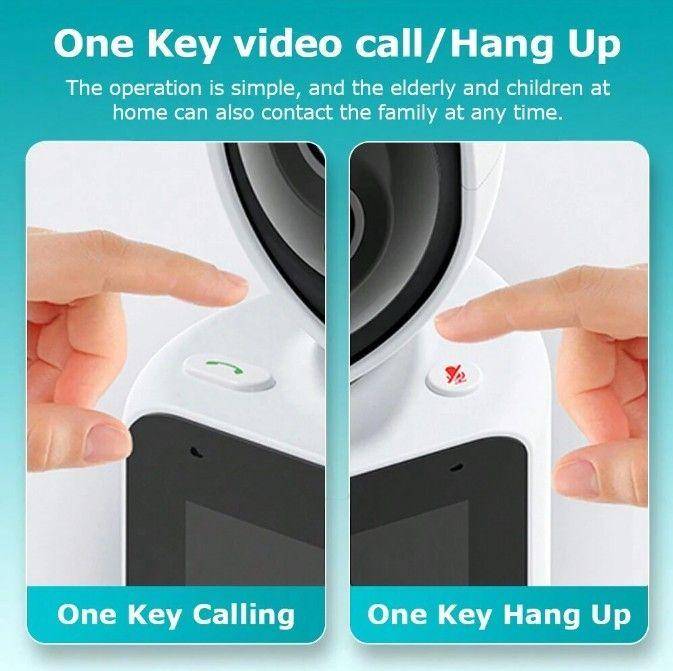 2MP Video Calling Smart Camera With Motion Tracking & Alarm - White