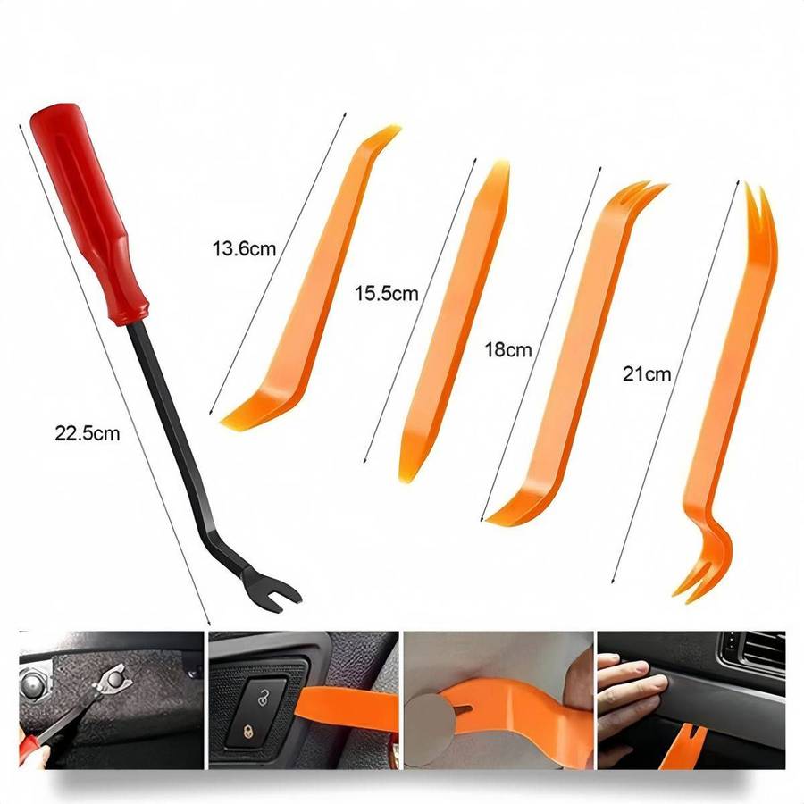 680 Pieces Auto Retainer Plastic Fastener Clips & Car Trim Removal Tool Kit