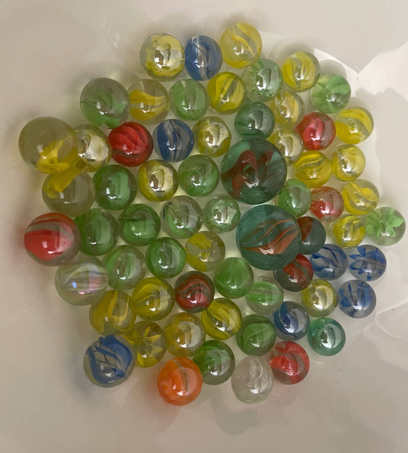 Reduced! Biggest Ever Vintage Marble Collection (10kg)  Includes  Marbles & Big Jim Carry Case