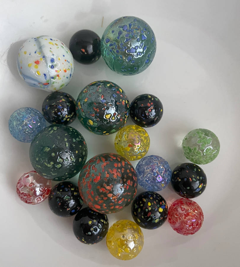 Reduced! Biggest Ever Vintage Marble Collection (10kg)  Includes  Marbles & Big Jim Carry Case