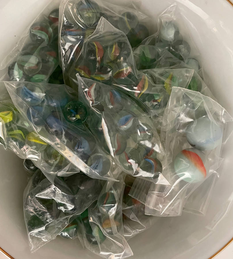 Reduced! Biggest Ever Vintage Marble Collection (10kg)  Includes  Marbles & Big Jim Carry Case
