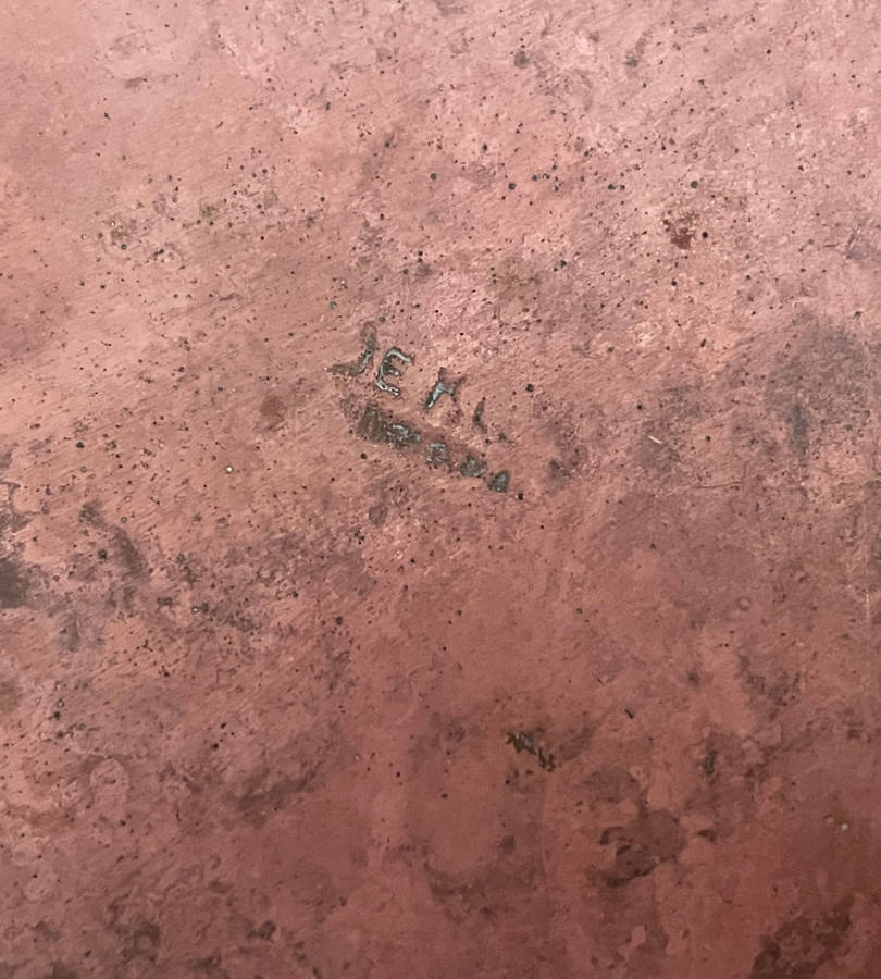 Vintage De Klerk Hand-Hammered Copper Oval Bowl & Jug Set  Original South African Craftsmanship