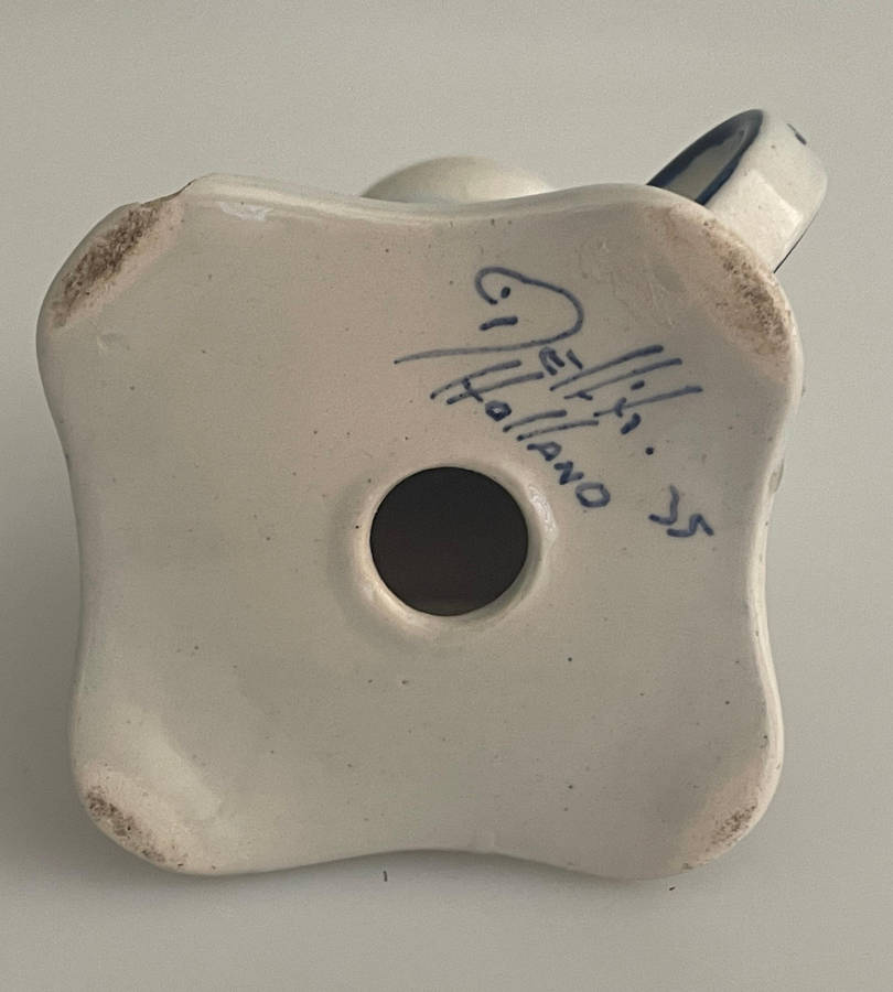 Bargain 7-Piece Dutch Delftware Decor Lot  Chemkefa plate, Boch Plate, Coasters, Candle Holder