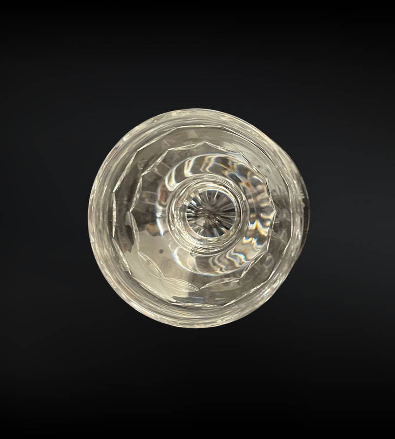 Edinburgh Crystal Hurricane Tea Light Lamp (Crofters Lamp)- Rare Find