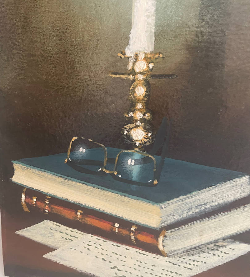 Denzil Herring Original Oil Painting  Still Life Realism (1950-1969)  Unframed