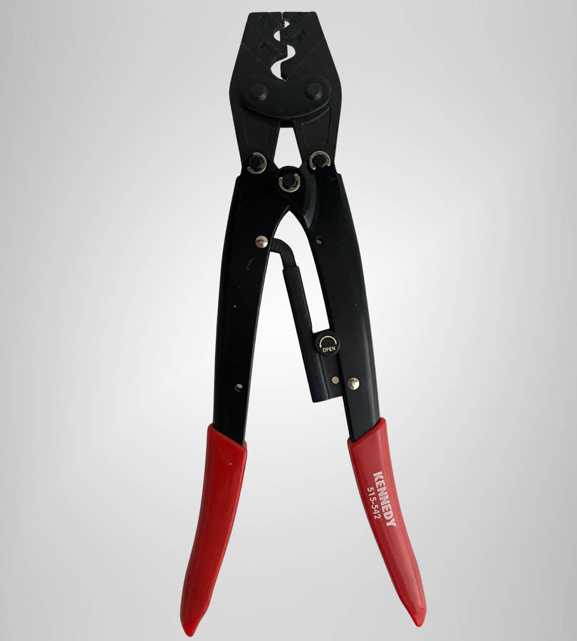 Kennedy Crimping Pliers for Wire Ferrules | DIN 1-16mm² | AWG 14-6 | 275mm Length | Pre-Owned Unused