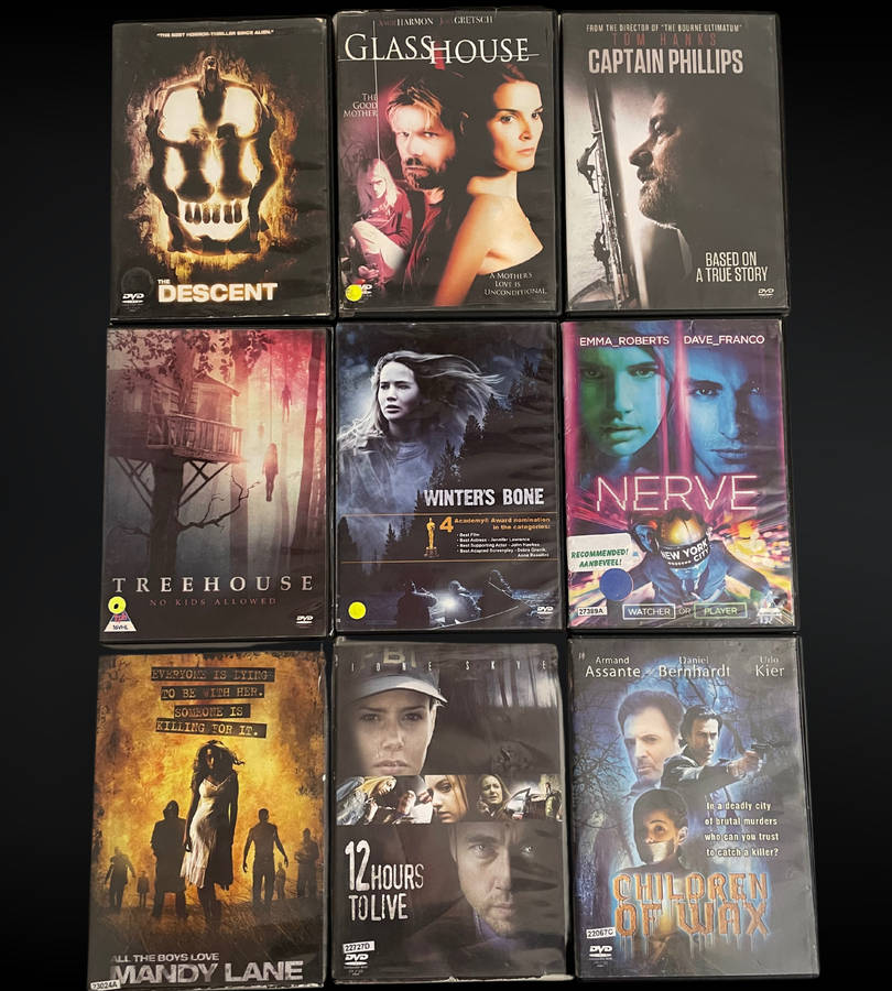 90+ Mixed Genre DVDs  Thriller, Drama, Comedy, Action & More! Bargain Lot  Used Condition