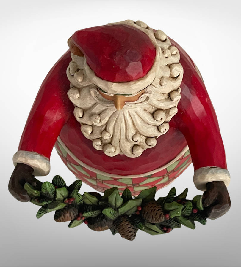 Jim Shore "Beauty Comes From Within" Santa Cookie Jar  Heartwood Creek Collection, 2010