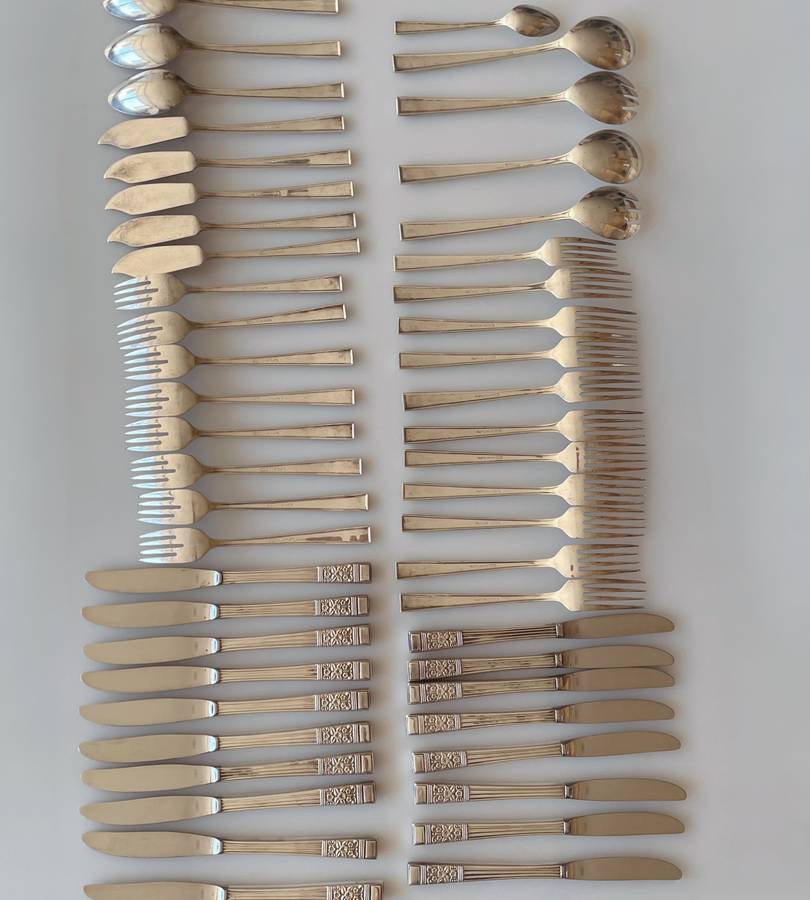 Incomplete 50-Piece NTC Silver Plated Cutlery Set (1940)  Coronation Pattern, Great Condition