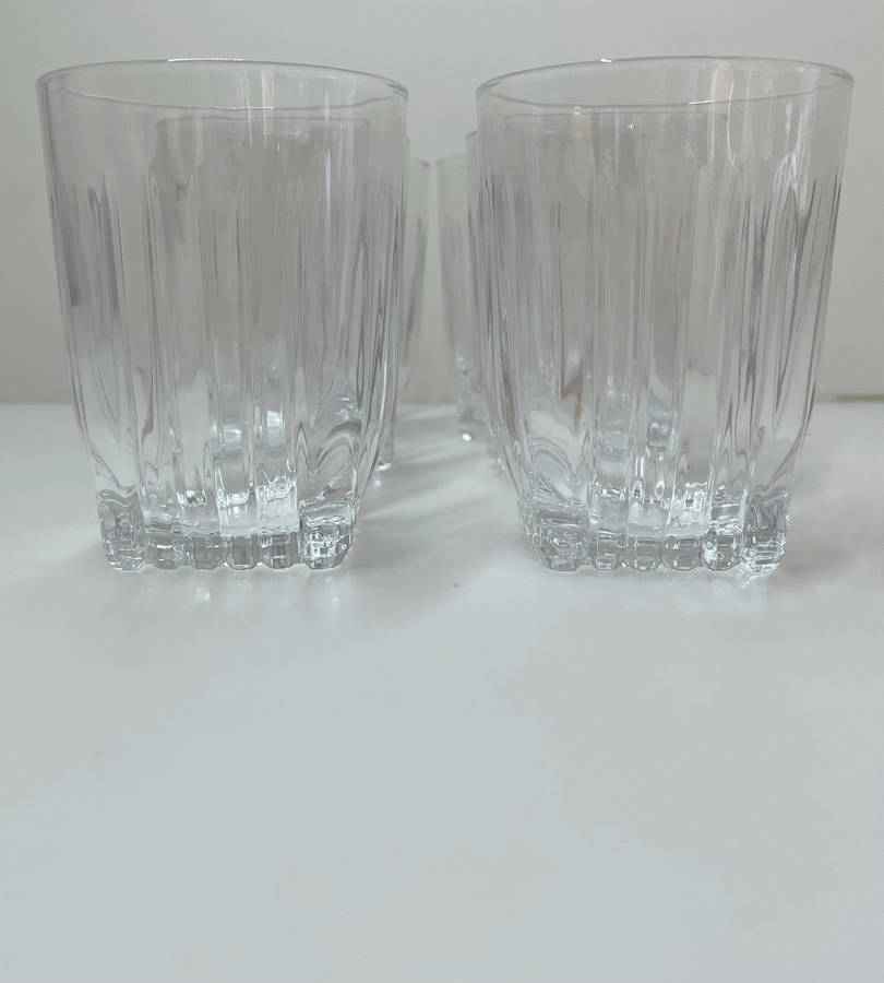Classic 240ml Glass Tumbler Set  Set of 6 | Elegant, Clear, Durable  New & Unused