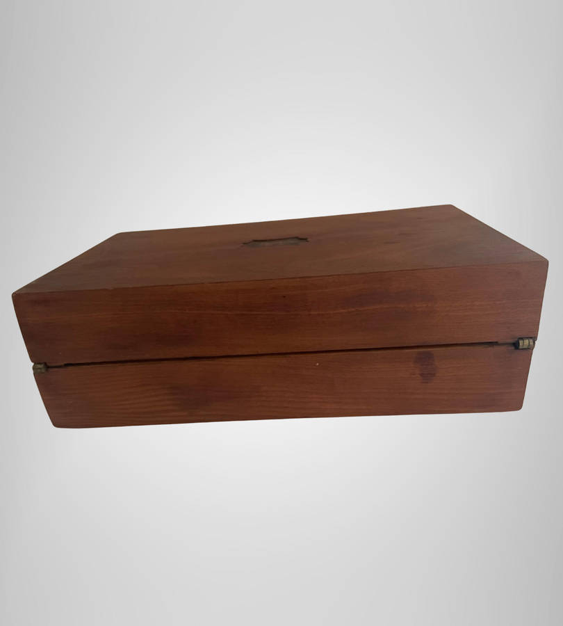 Antique Victorian Mahogany Writing Slope | Lap Desk | Circa 1870 | Restoration Project | No Key