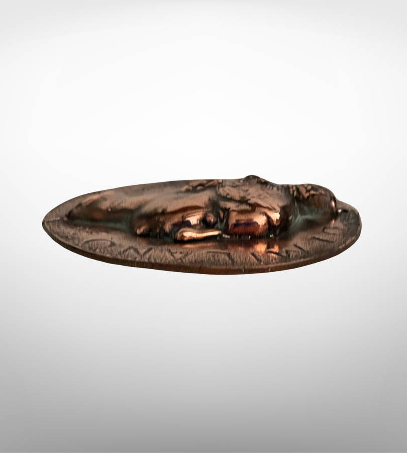 Rare 1828 bronze medallion by David dAngers  featuring Italian soprano Giuditta Pasta. Museum-wort