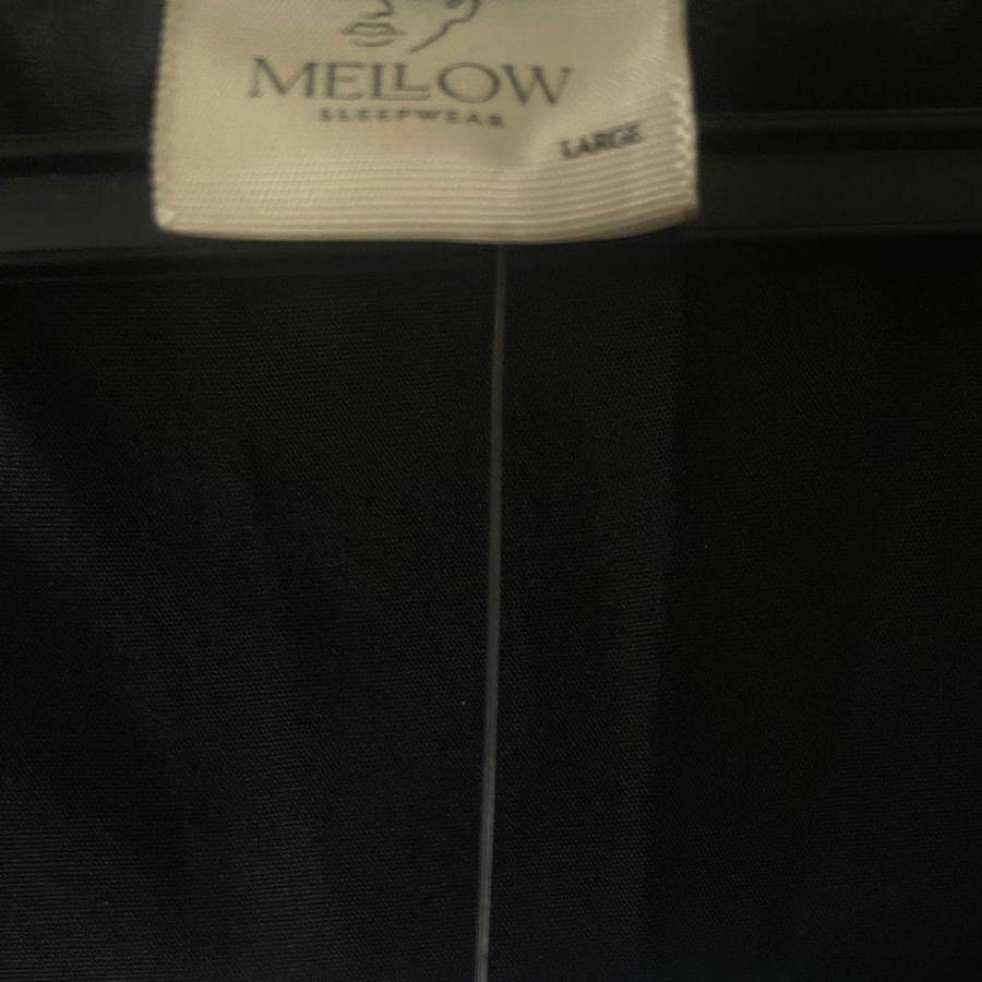 Black Cotton-Linen Maxi Sleepwear Dress with Side Slits & Pockets  Size Large (Fits SA 4042)  R85