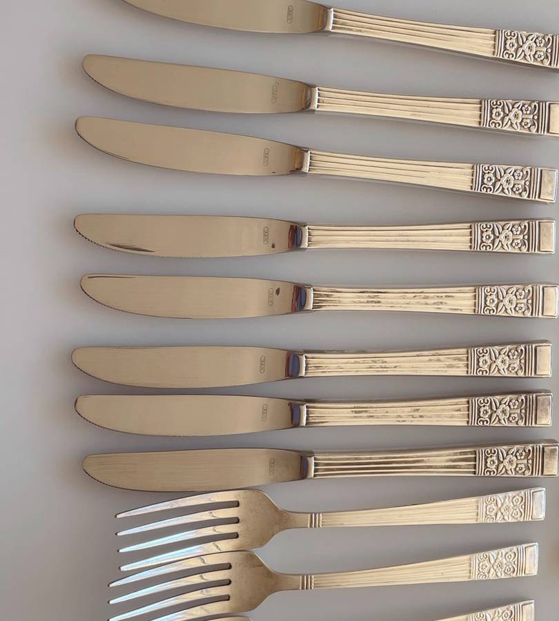 Incomplete 50-Piece NTC Silver Plated Cutlery Set (1940)  Coronation Pattern, Great Condition