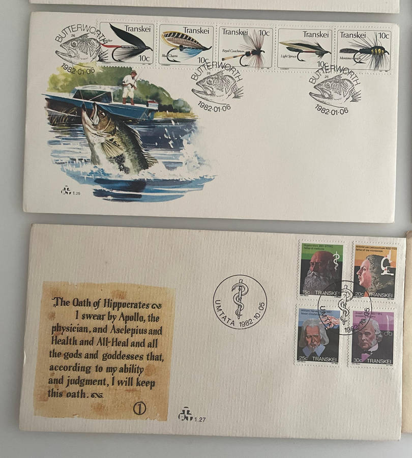 Lot of 15 Transkei First Day Covers | 1970s1980s | Nature, Heritage, Medicine, Scouts, Water Resour