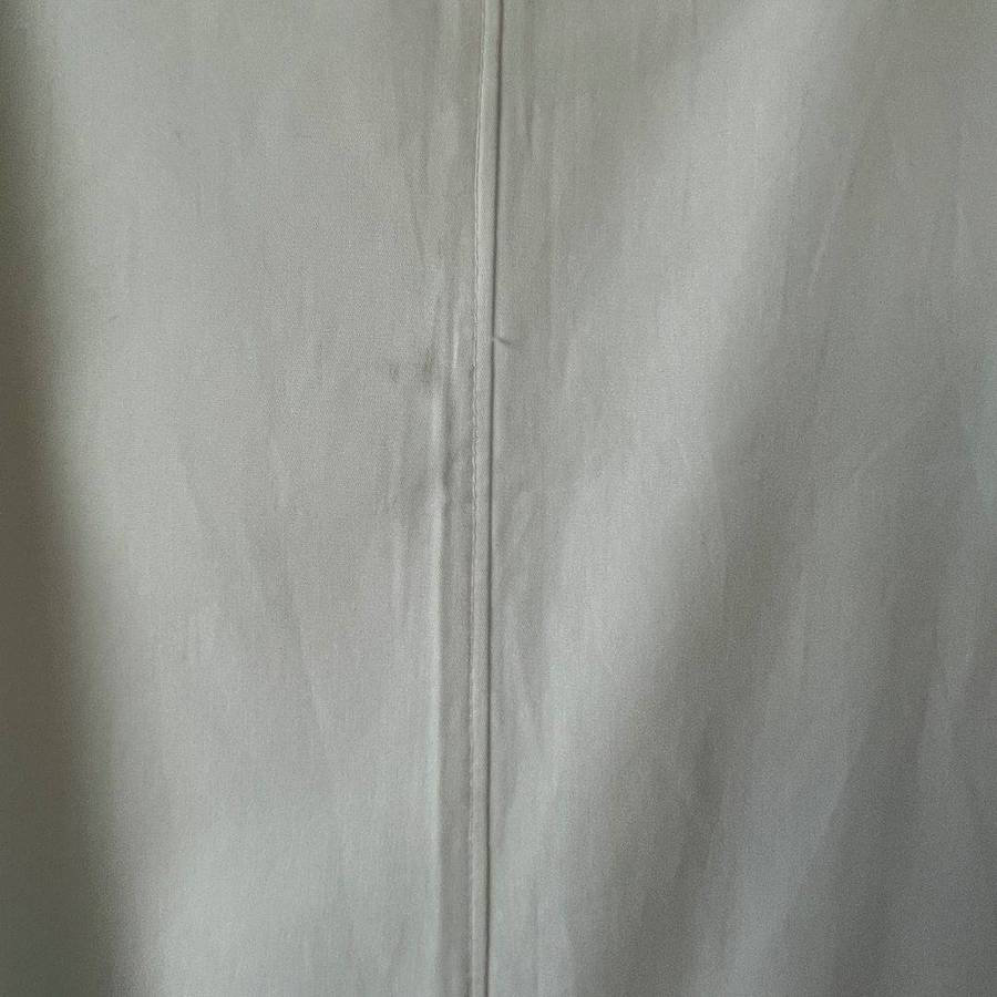 White Cotton-Linen Maxi Sleepwear Dress with Side Slits & Pockets  Size Large (Fits SA 40-42)  R85