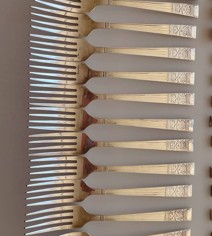 Incomplete 50-Piece NTC Silver Plated Cutlery Set (1940)  Coronation Pattern, Great Condition