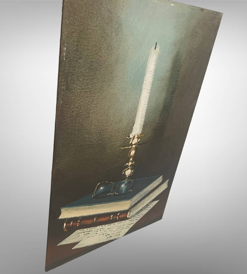 Denzil Herring Original Oil Painting  Still Life Realism (1950-1969)  Unframed