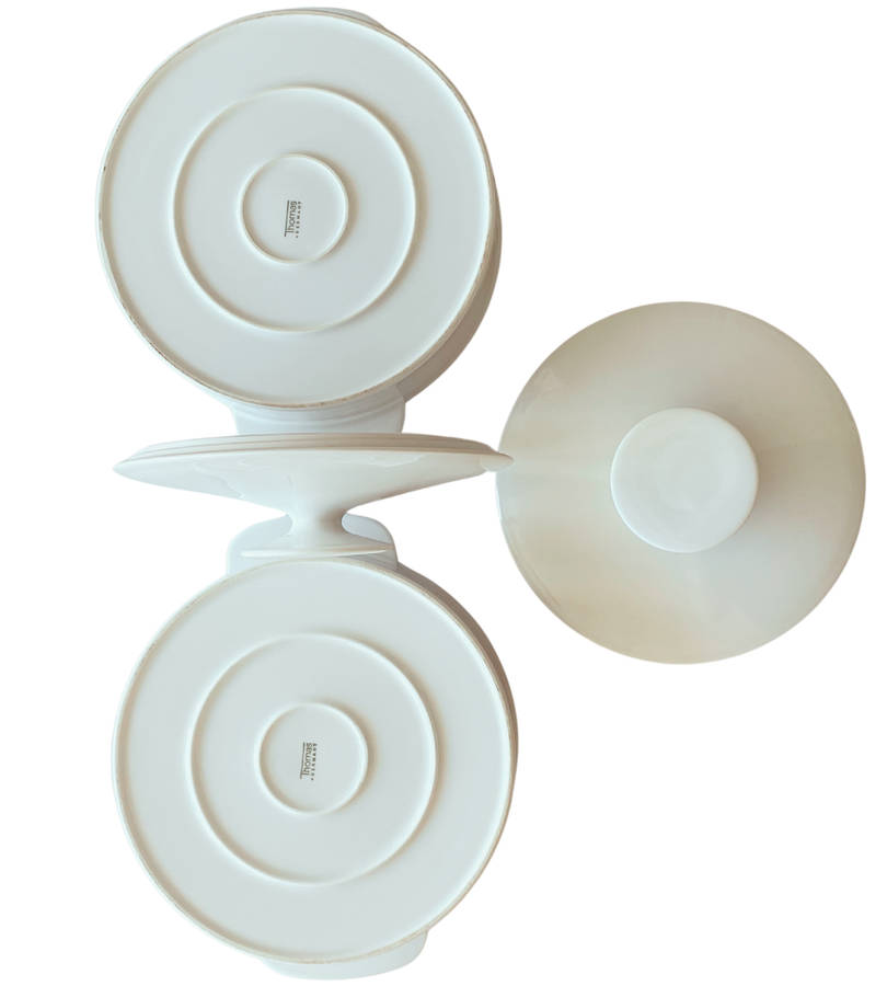 Rare 4-Piece Thomas Rosenthal Porcelain Serving Dishes with Lids  1970s German