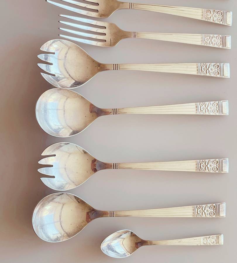 Incomplete 50-Piece NTC Silver Plated Cutlery Set (1940)  Coronation Pattern, Great Condition
