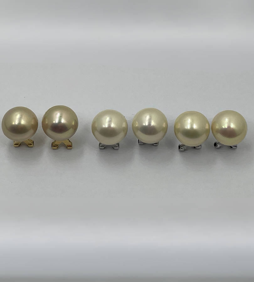 Reserved for Danie- Vintage Marvella - Lot of 3 Pairs - 11mm - Gold & Silver Tone