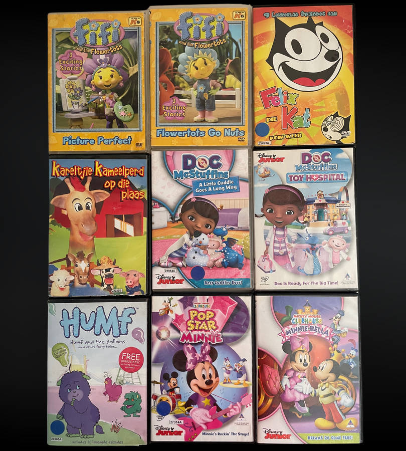 Clearance sale - 60+ Kids' DVDs | Girly Animated Bundle | Barbie, Bratz, Dora & More | Used