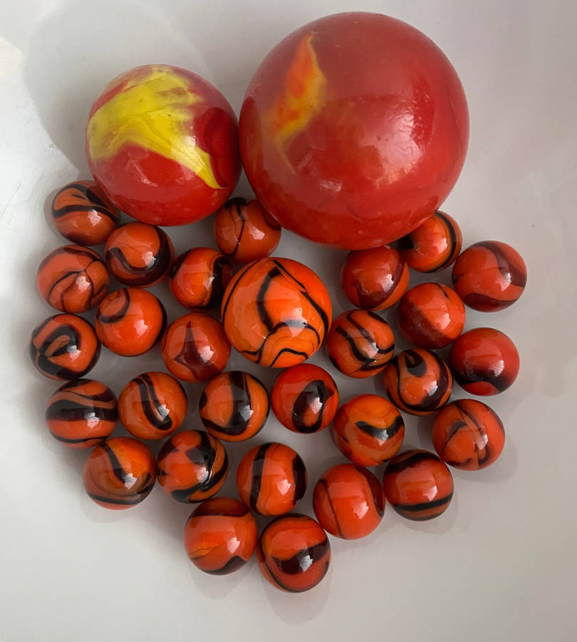 Reduced! Biggest Ever Vintage Marble Collection (10kg)  Includes  Marbles & Big Jim Carry Case