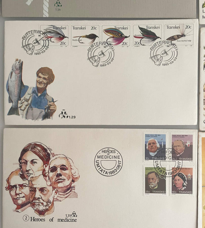 Lot of 15 Transkei First Day Covers | 1970s1980s | Nature, Heritage, Medicine, Scouts, Water Resour