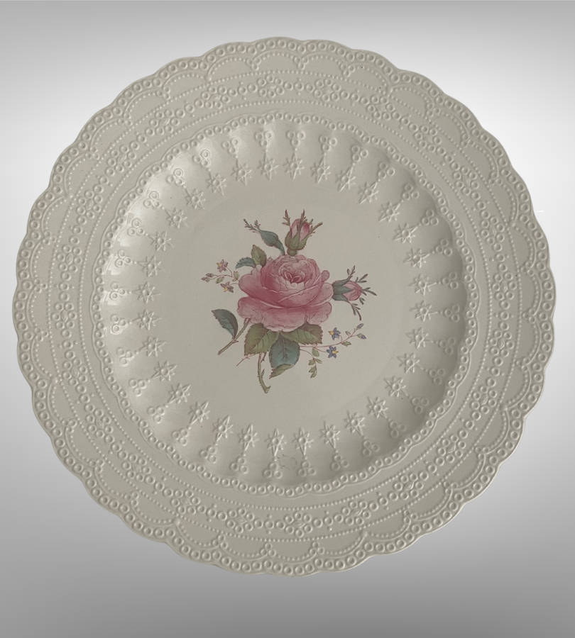 Spode's Jewel Copeland Spode Billingsley Rose 26.5cm Dinner Plate  England