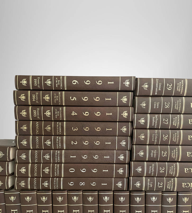Encyclopedia Britannica 15th Edition (1970s) | 32-Volume Set  40 Books Total | Classic Reference
