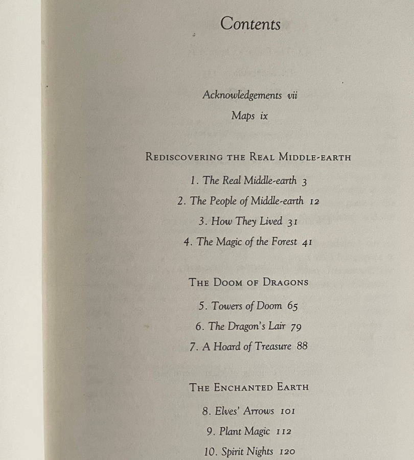 The Real Middle-Earth by Brian Bates  Hardcover  The Magic & Mystery That Inspired Tolkien