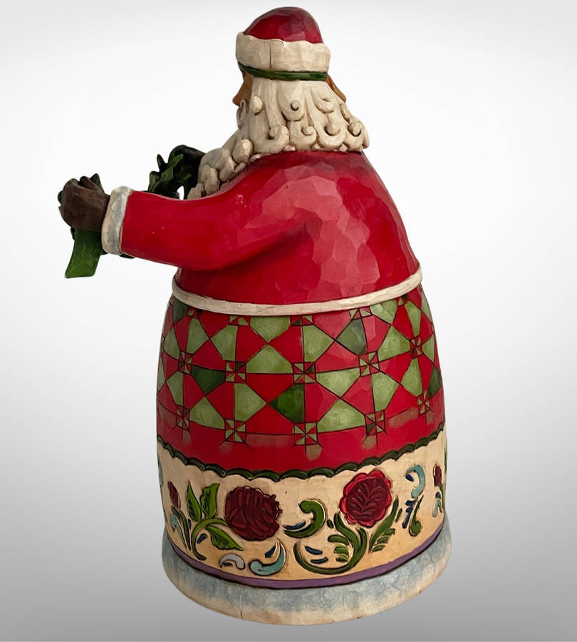 Jim Shore "Beauty Comes From Within" Santa Cookie Jar  Heartwood Creek Collection, 2010