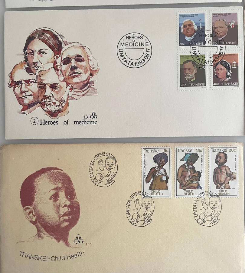 Lot of 15 Transkei First Day Covers | 1970s1980s | Nature, Heritage, Medicine, Scouts, Water Resour