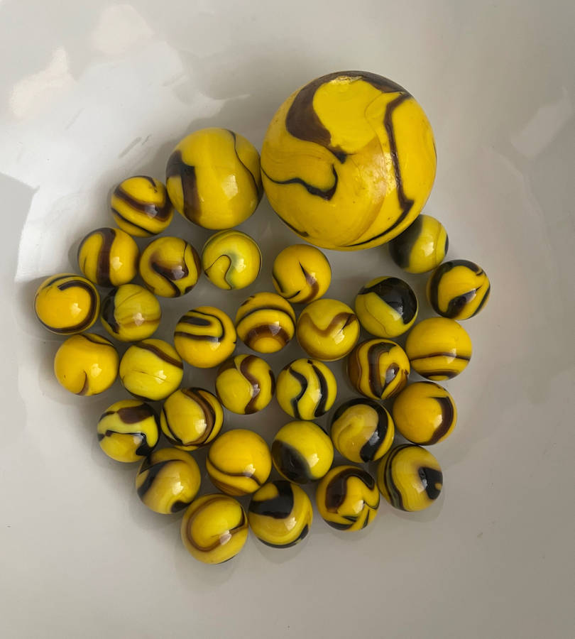 Reduced! Biggest Ever Vintage Marble Collection (10kg)  Includes  Marbles & Big Jim Carry Case