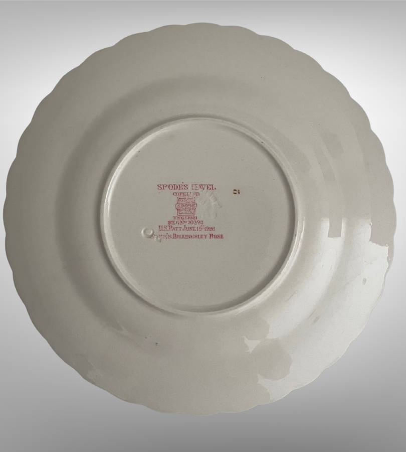 Spode's Jewel Copeland Spode Billingsley Rose 26.5cm Dinner Plate  England