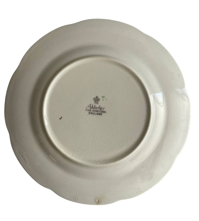 14-Piece Part Tea Service  Adderley Fine Bone China (c. 1947, England)
