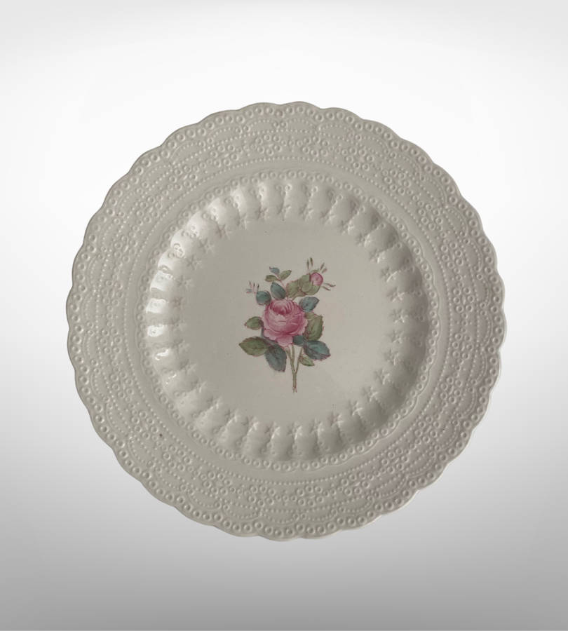 Spodes Jewel Copeland Spode Billingsley Rose 16cm Side Plate  England (1924-1969, Old Backstamp)