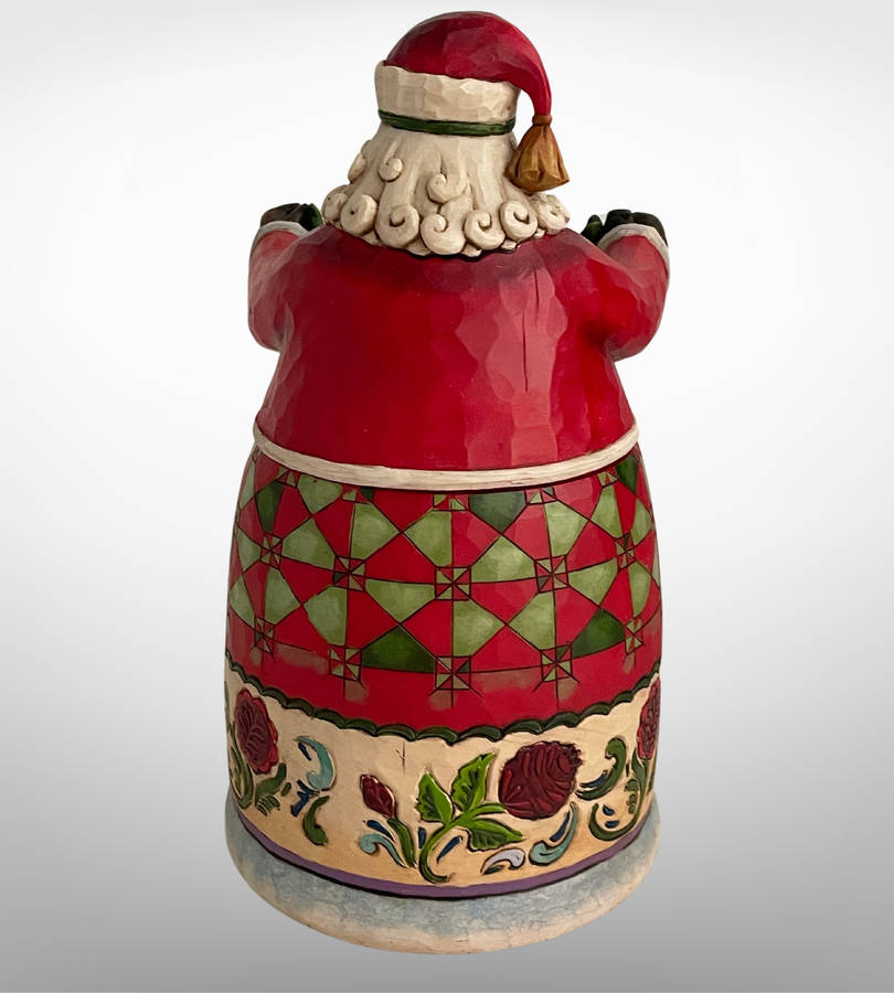 Jim Shore "Beauty Comes From Within" Santa Cookie Jar  Heartwood Creek Collection, 2010