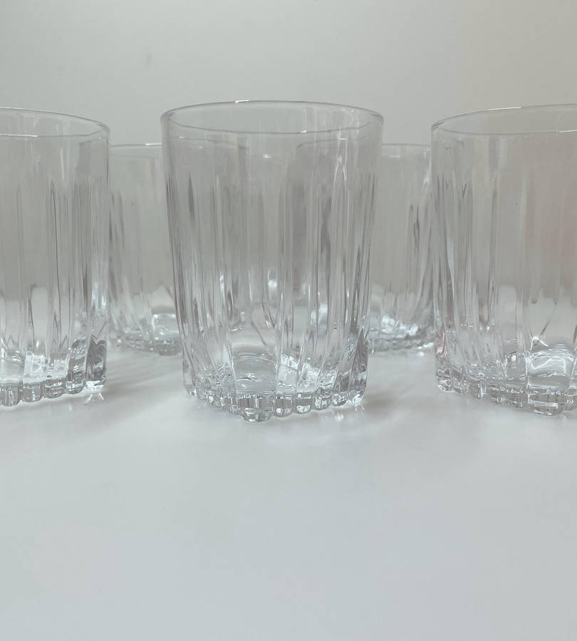 Classic 240ml Glass Tumbler Set  Set of 6 | Elegant, Clear, Durable  New & Unused