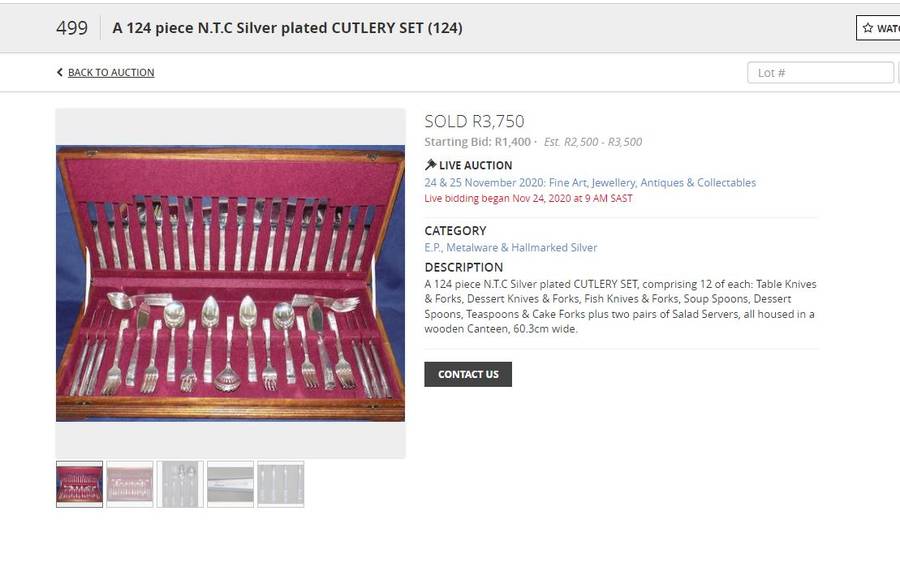 Incomplete 50-Piece NTC Silver Plated Cutlery Set (1940)  Coronation Pattern, Great Condition