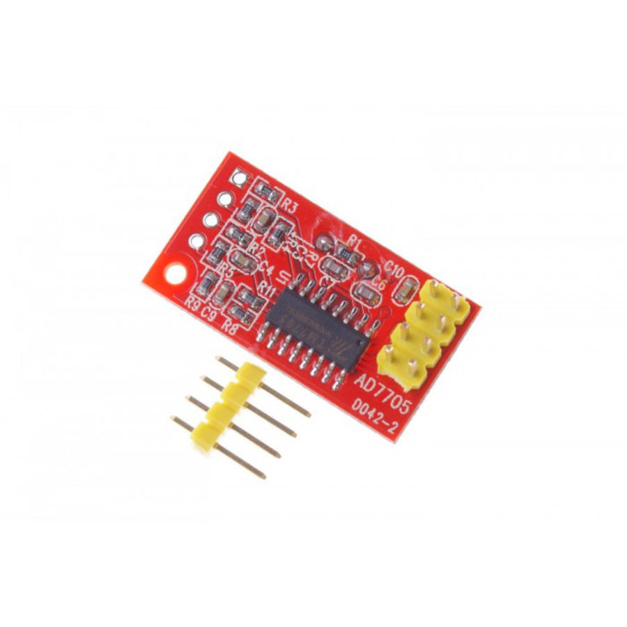 AD7705 Dual 16-bit ADC Data Acquisition Module