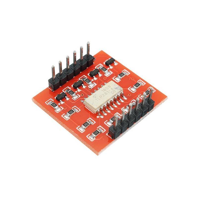 A87 4 roads opto-isolation module high-low level expansion board