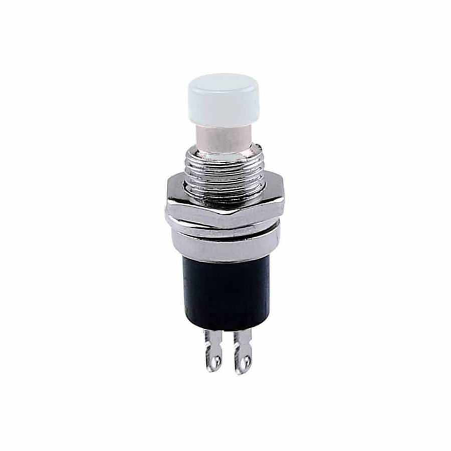 Push button switch PBS-110 White Press Through