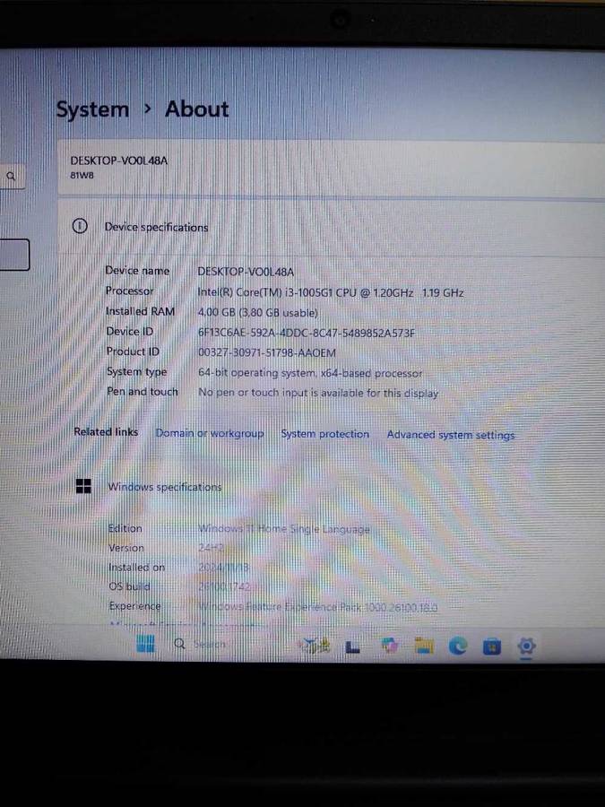 Lenovo IdeaPad S145-IIL