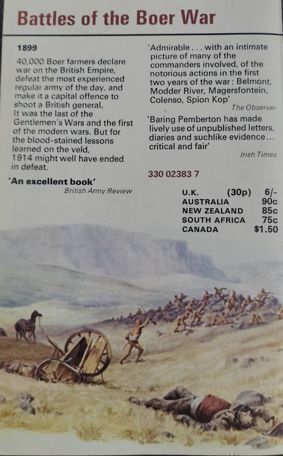 Battles of the Boer War (Pemberton - 1964)