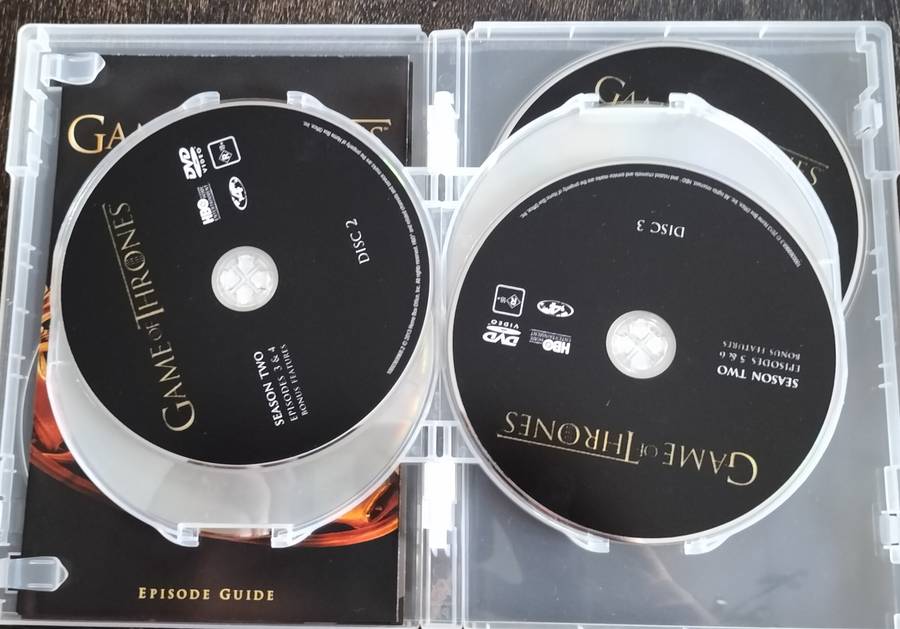 DVD - Game of Thrones - Season 2 set (5 discs)