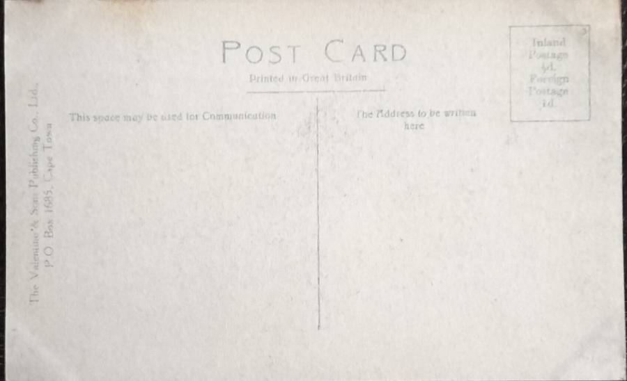 Antique Post card - Cape Town - Post Office and Adderley Street