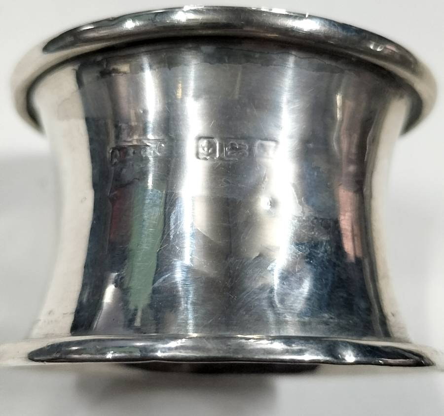 Antique Birmingham Silver serviette ring 15.5g (17)