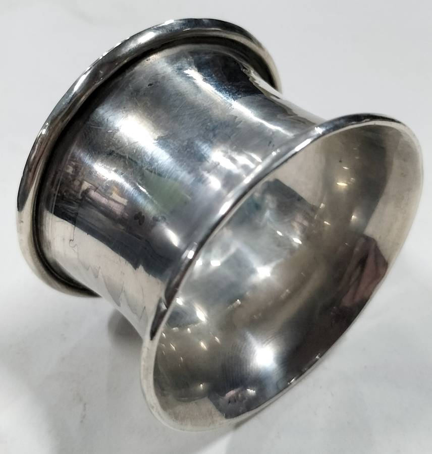 Antique Birmingham Silver serviette ring 15.5g (17)